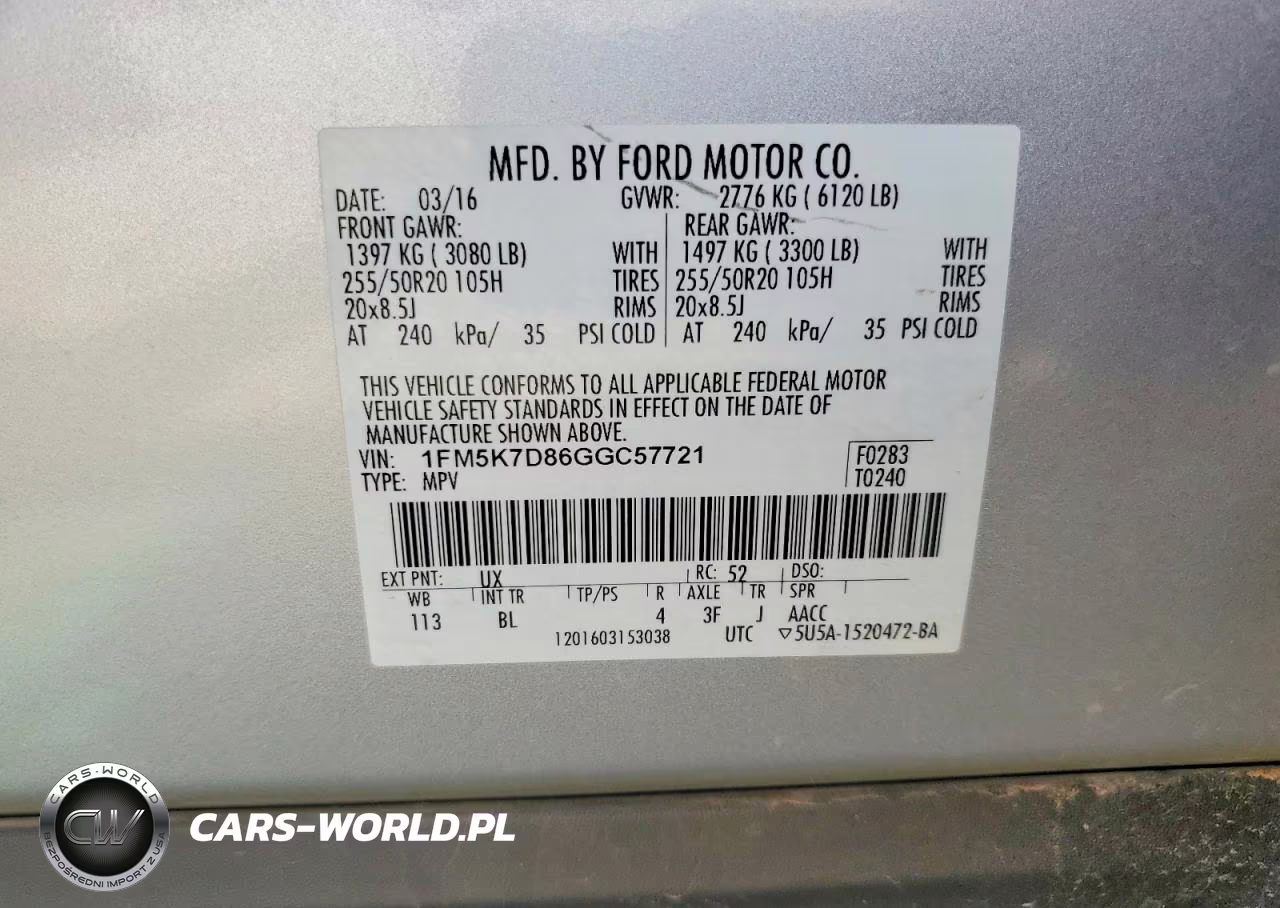 2016 Ford Explorer Xlt VIN:1FM5K7D86GGC57721 - 13