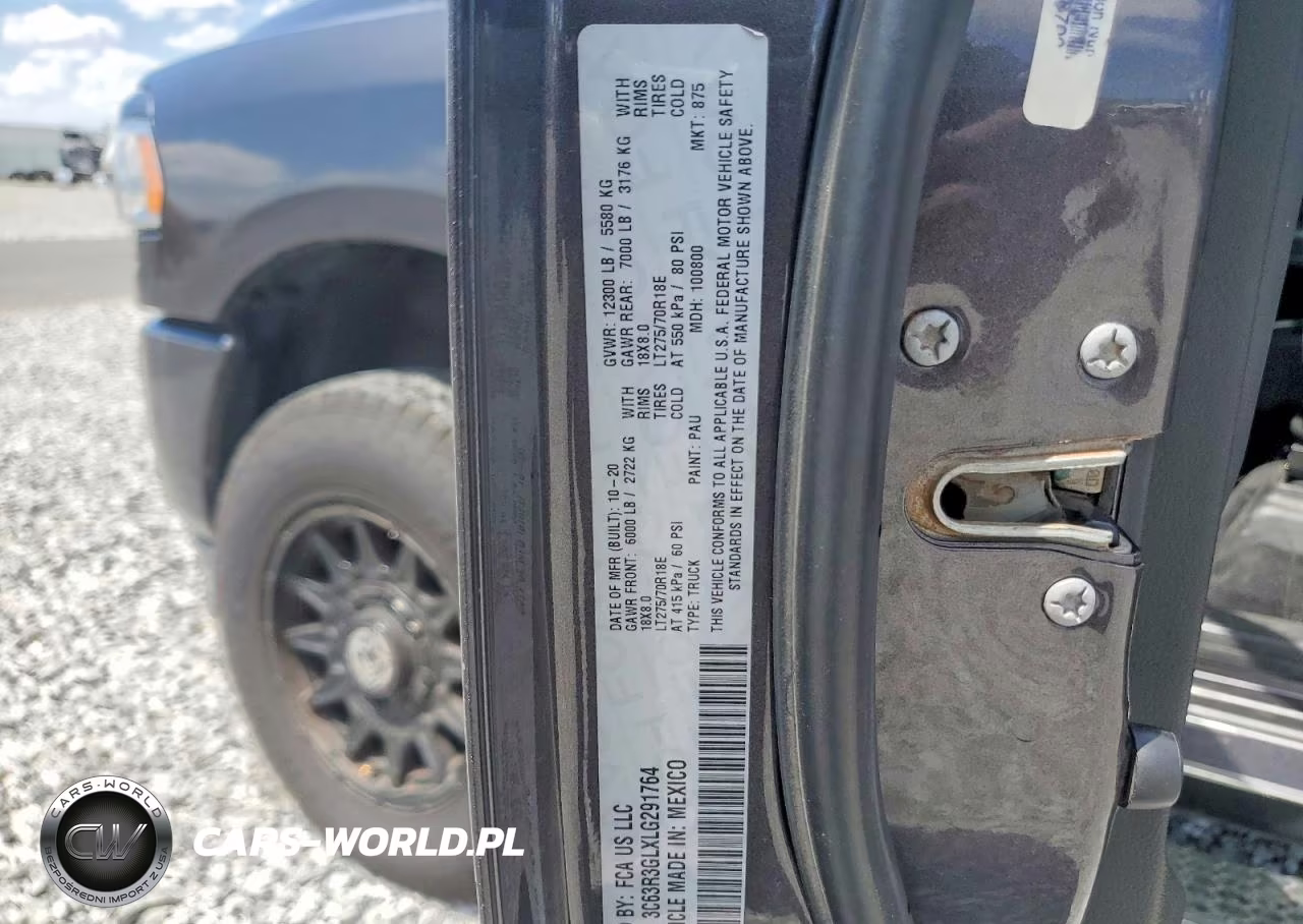 2020 Ram 3500 Tradesman VIN:3C63R3GLXLG291764 - 13