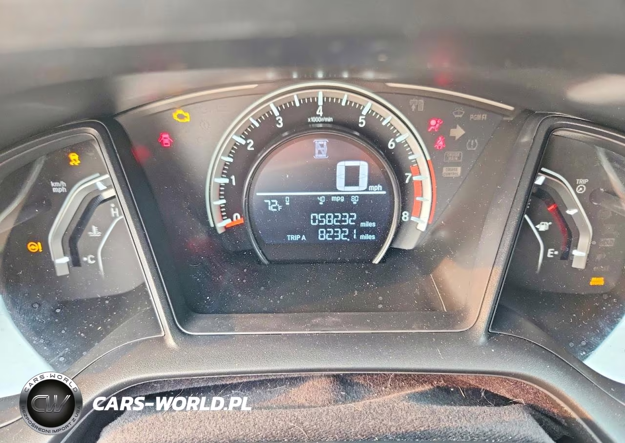 2018 Honda Civic Lx VIN:2HGFC2F52JH598736 - 9