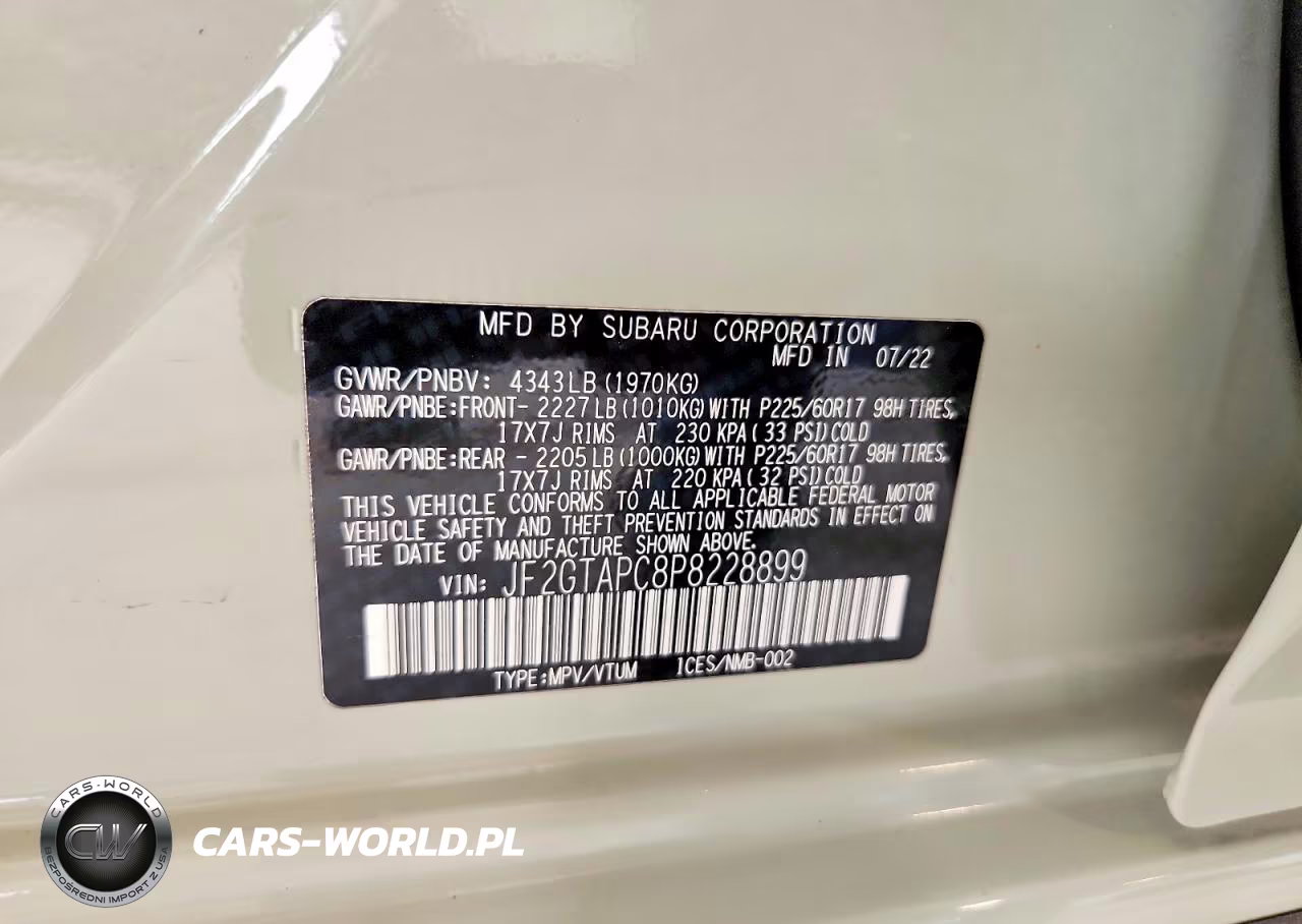2023 Subaru Crosstrek Premium VIN:JF2GTAPC8P8228899 - 14