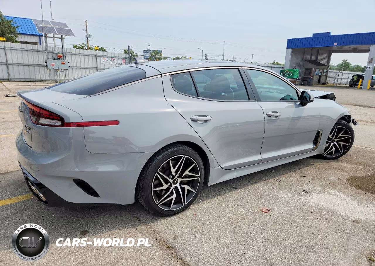 2022 Kia Stinger Gt Line VIN:KNAE35LD6N6109945 - 3