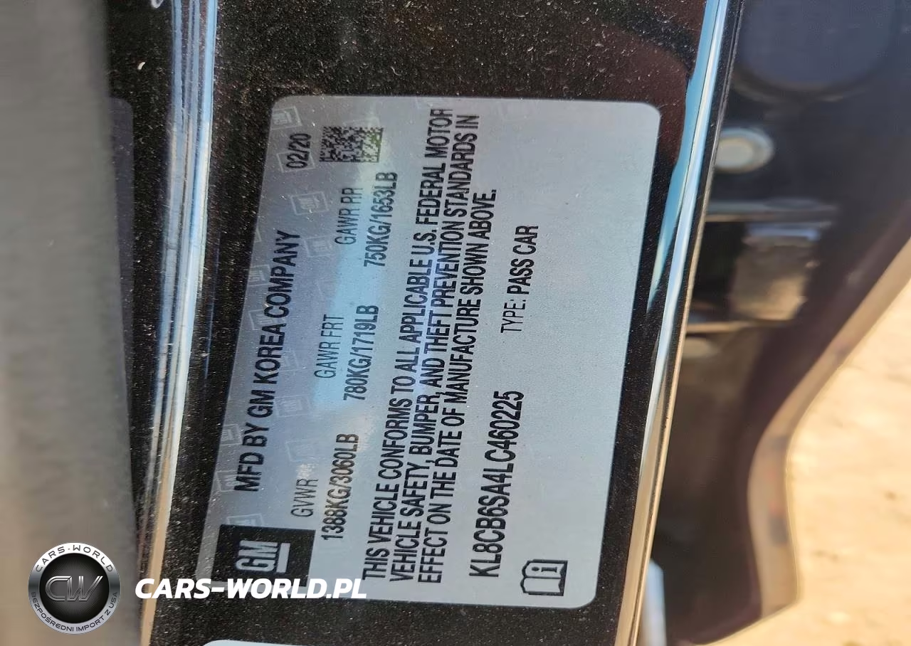2020 Chevrolet Spark Ls VIN:KL8CB6SA4LC460225 - 12