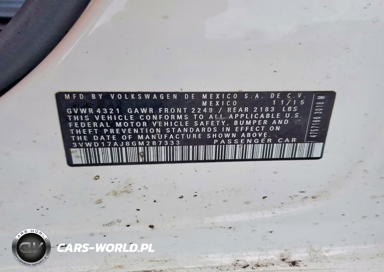 2016 Volkswagen Jetta VIN:3VWD17AJ8GM287333 - 12