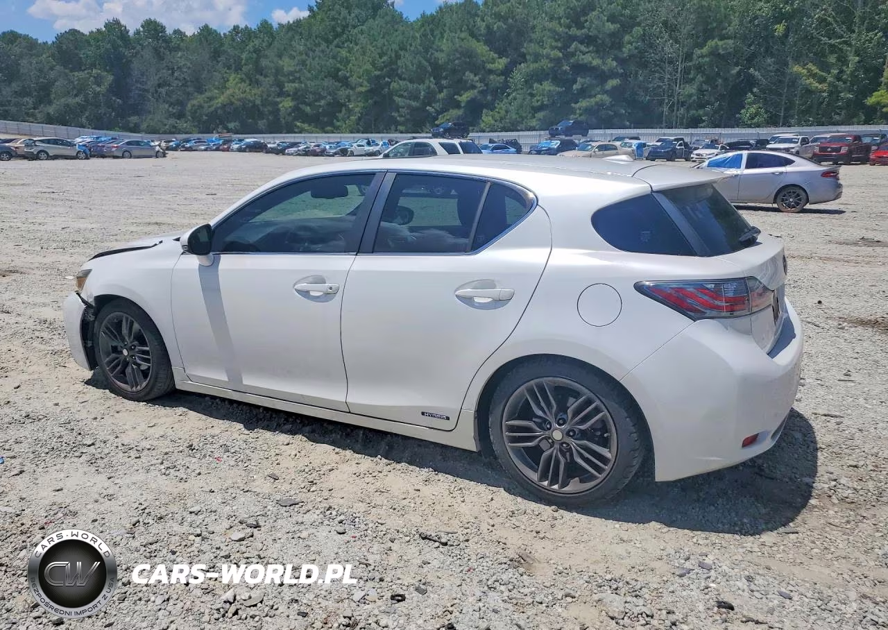 2012 Lexus Ct 200 VIN:JTHKD5BH1C2054363 - 2