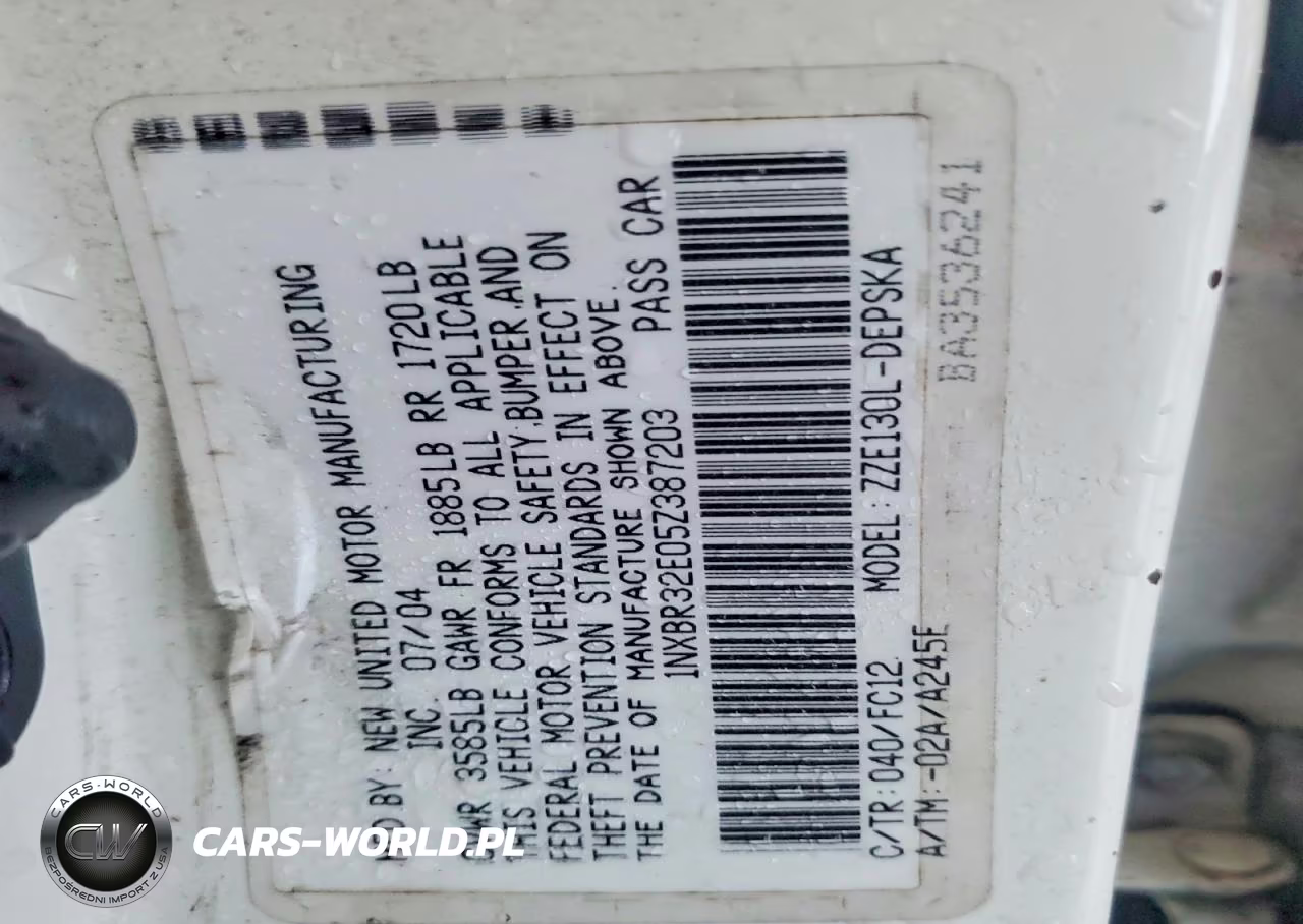 2005 Toyota Corolla S VIN:1NXBR32E05Z387203 - 12