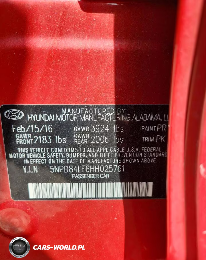 2017 Hyundai Elantra Se VIN:5NPD84LF6HH025761 - 12