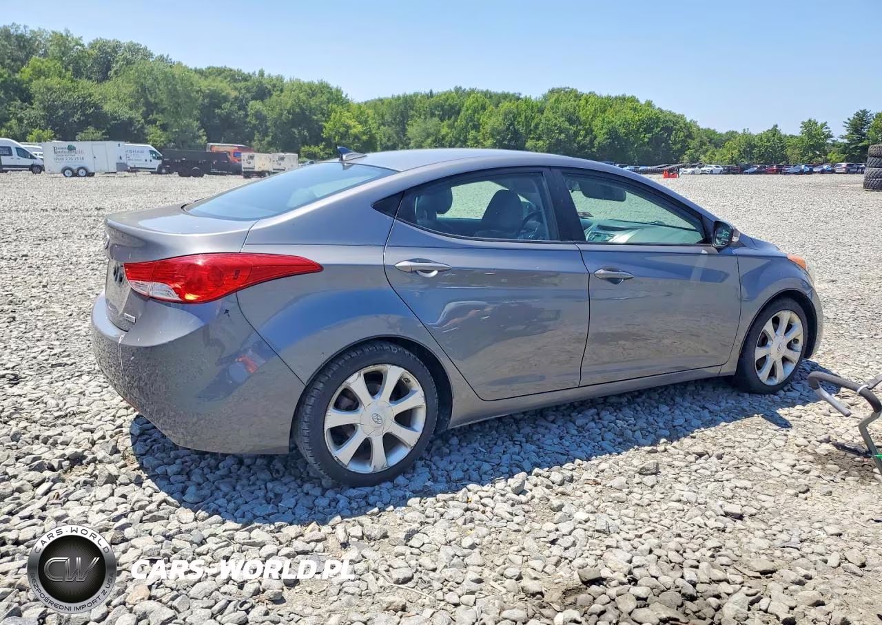 2012 Hyundai Elantra Limited VIN:5NPDH4AE2CH122068 - 3