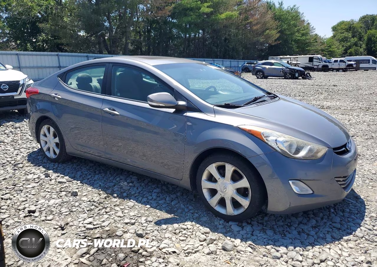 2012 Hyundai Elantra Limited VIN:5NPDH4AE2CH122068 - 4
