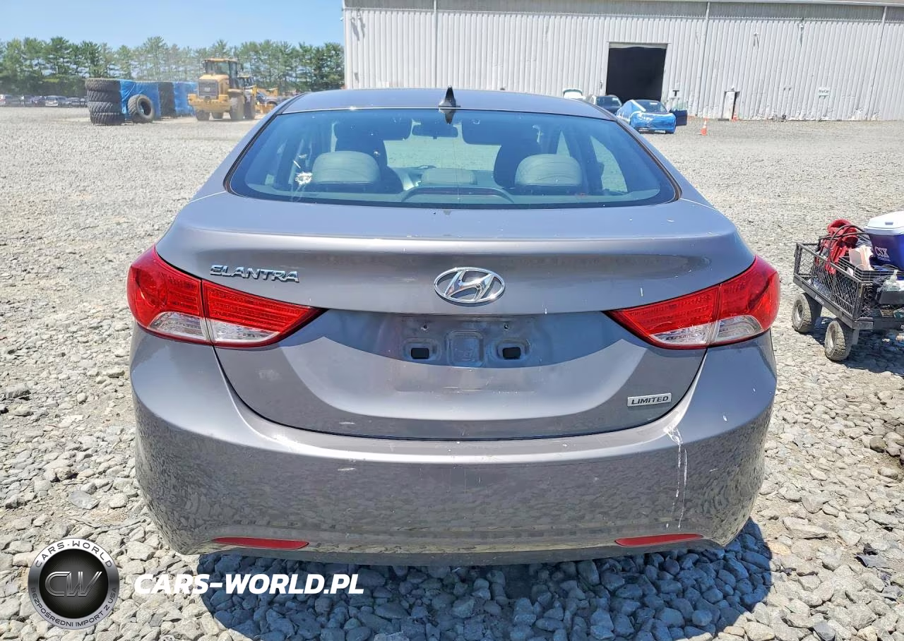 2012 Hyundai Elantra Limited VIN:5NPDH4AE2CH122068 - 6