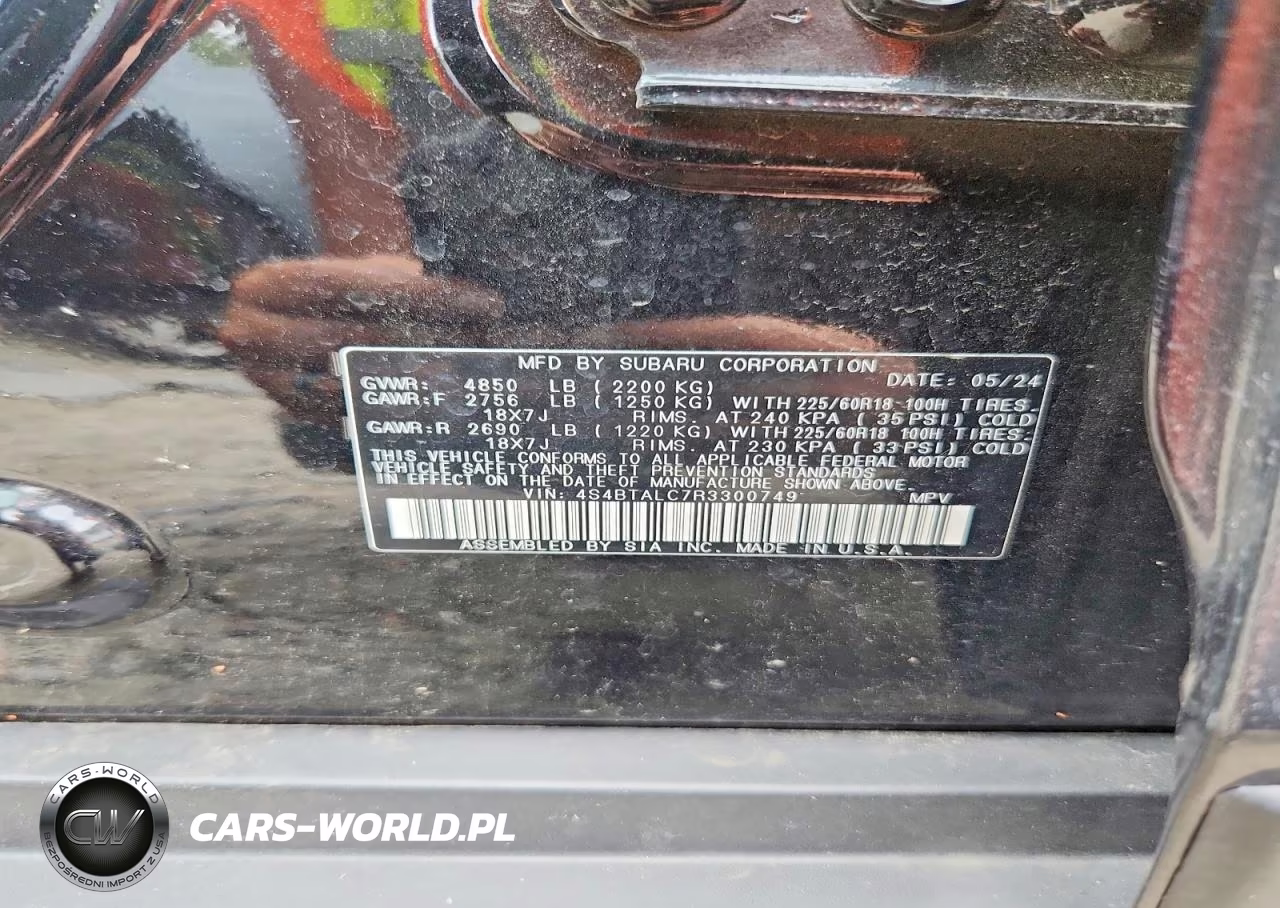 2024 Subaru Outback Onyx Edition VIN:4S4BTALC7R3300749 - 13
