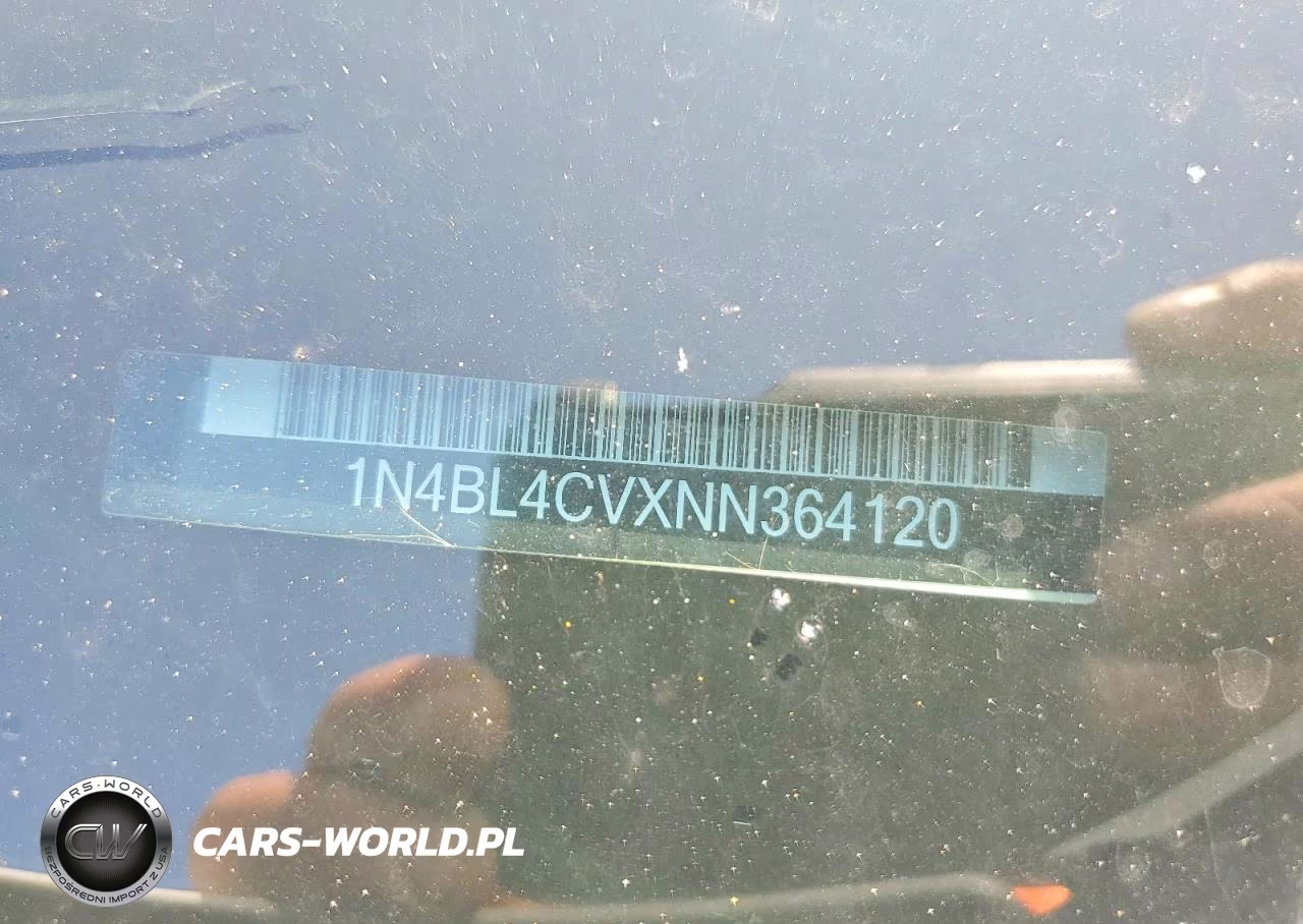 2022 Nissan Altima Sr VIN:1N4BL4CVXNN364120 - 12