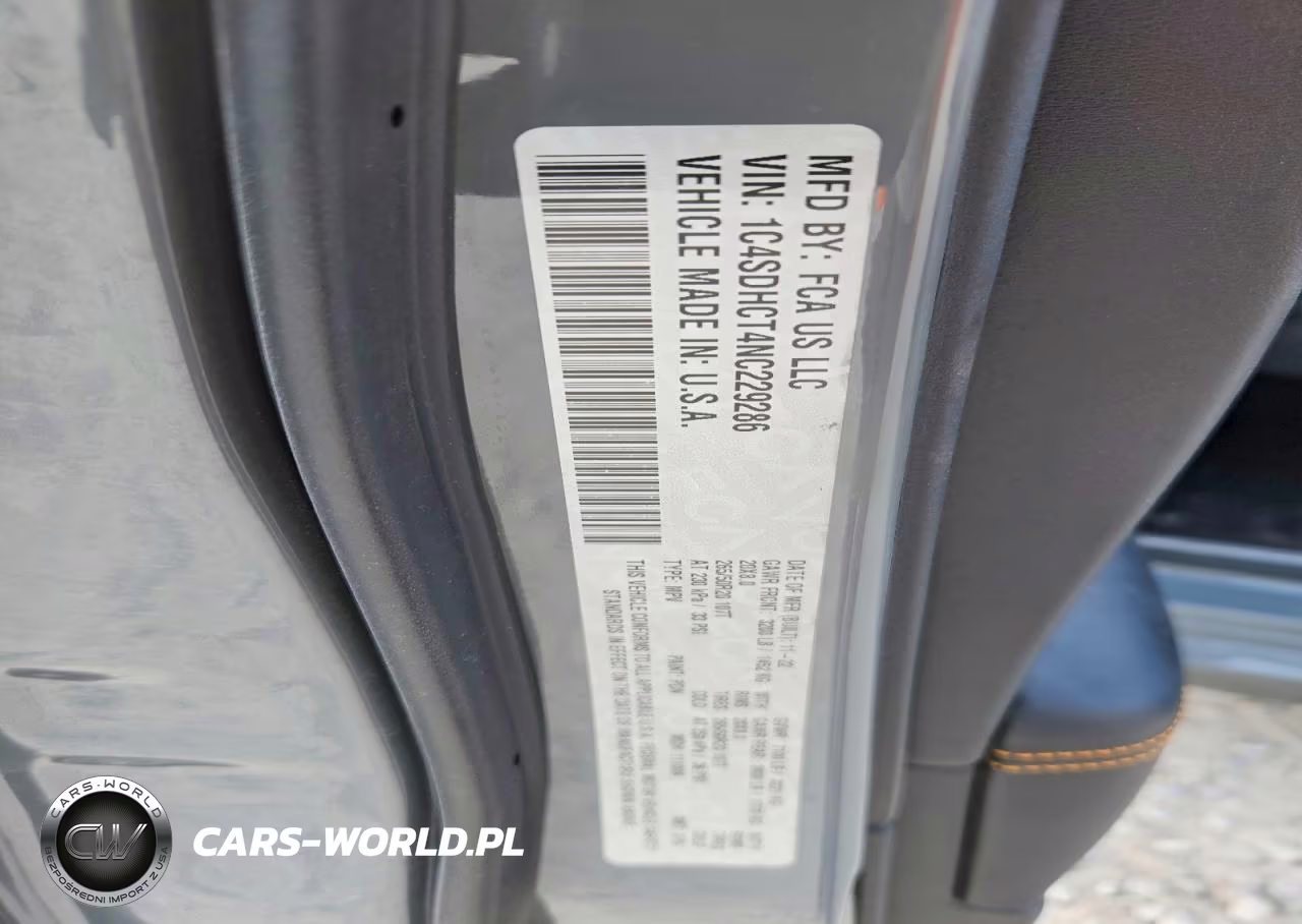 2022 Dodge Durango R VIN:1C4SDHCT4NC229286 - 12