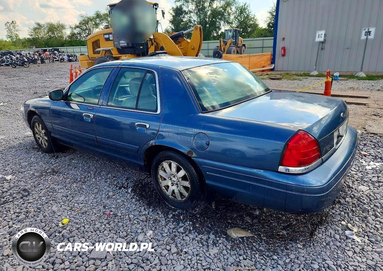 2008 Ford Crown Victoria Lx VIN:2FAFP74V68X129125 - 2