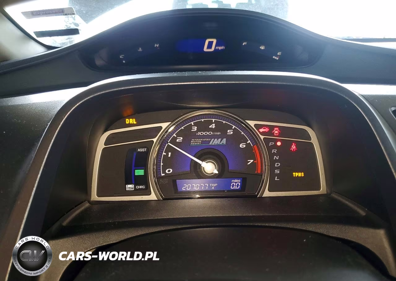 2008 Honda Civic Hybrid VIN:JHMFA36298S010672 - 9
