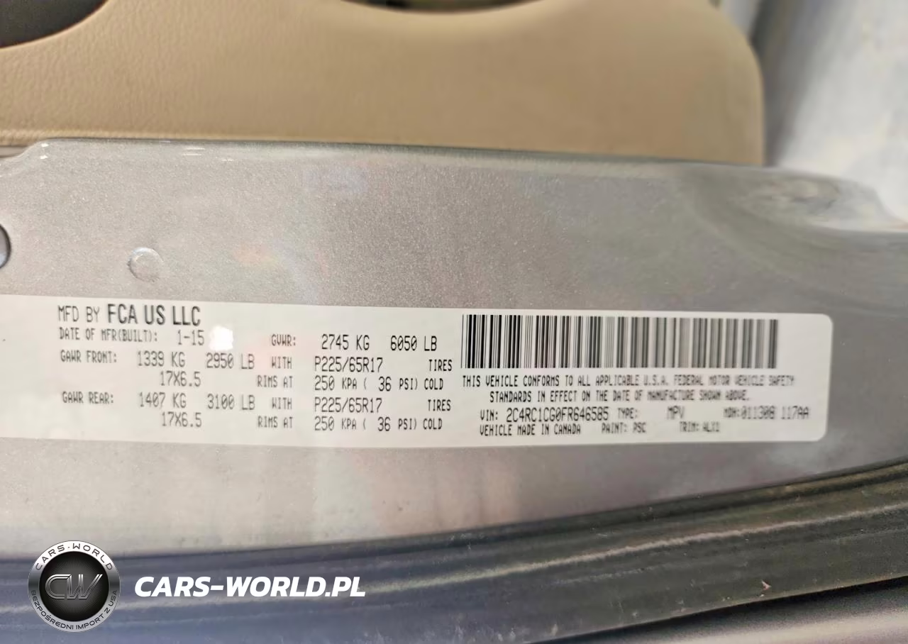 2015 Chrysler Town & Country Touring L VIN:2C4RC1CG0FR646585 - 12