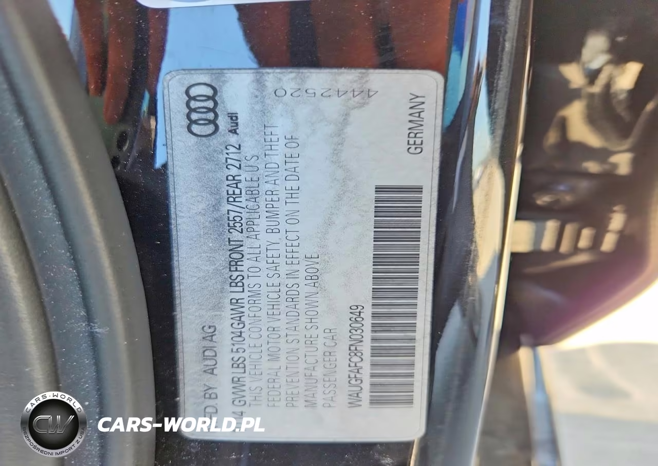 2015 Audi A6 Premium Plus VIN:WAUGFAFC8FN030649 - 13
