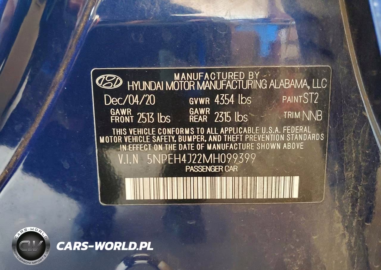 2021 Hyundai Sonata Limited VIN:5NPEH4J22MH099399 - 13