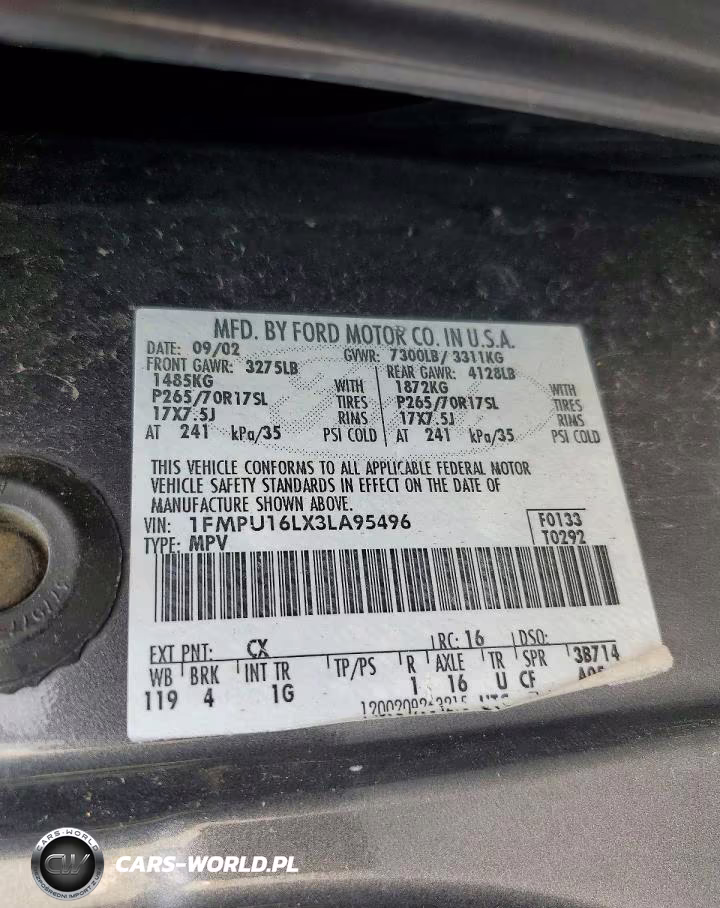 2003 Ford Expedition Xlt VIN:1FMPU16LX3LA95496 - 13