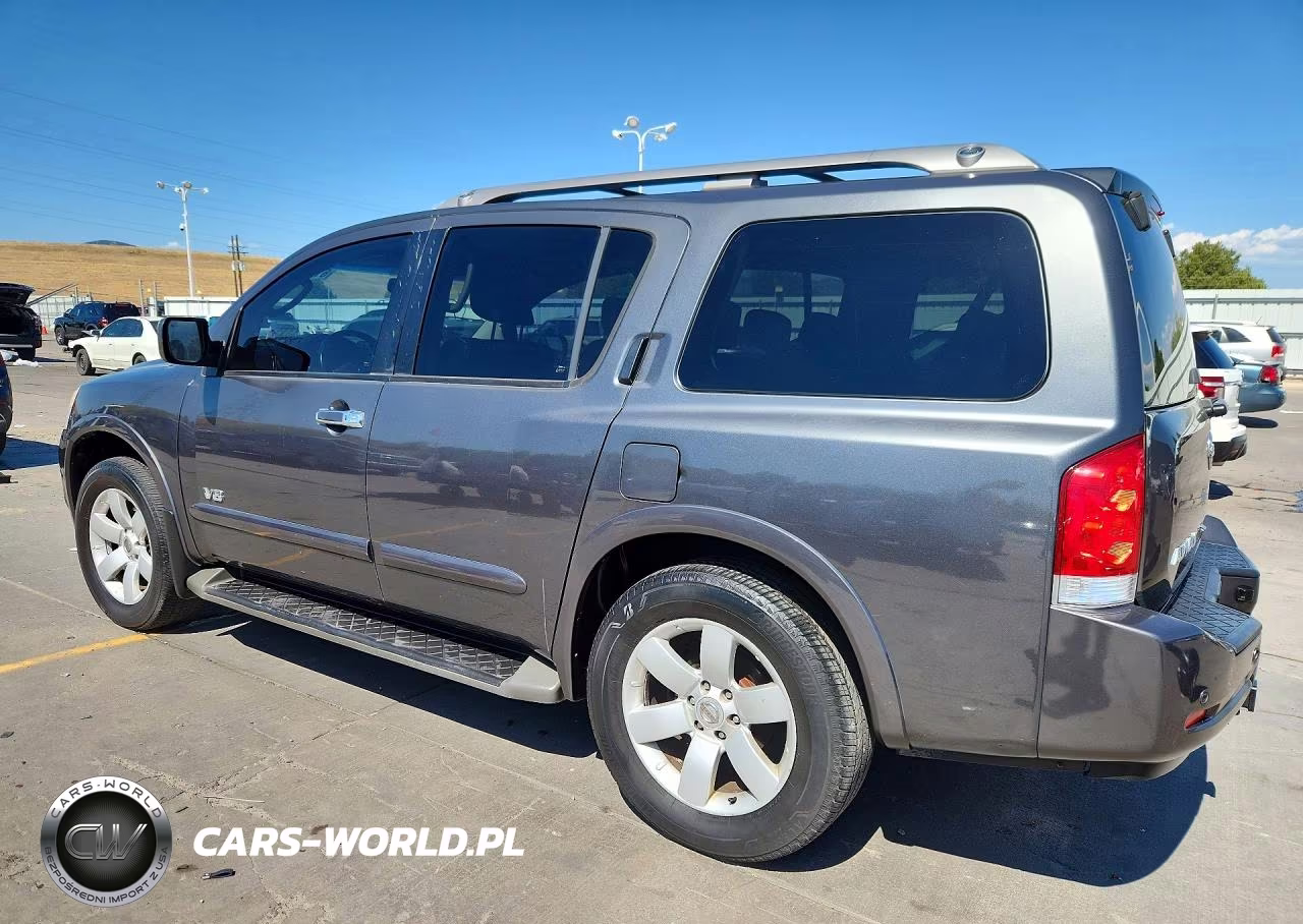 2008 Nissan Armada Se VIN:5N1AA08C68N600788 - 2