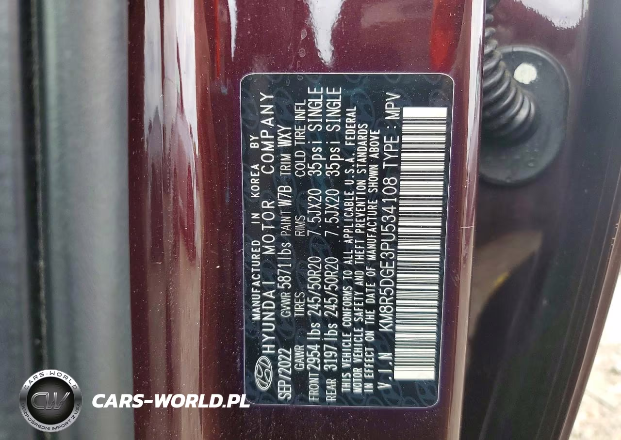 2023 Hyundai Palisade Limited VIN:KM8R5DGE3PU534108 - 12