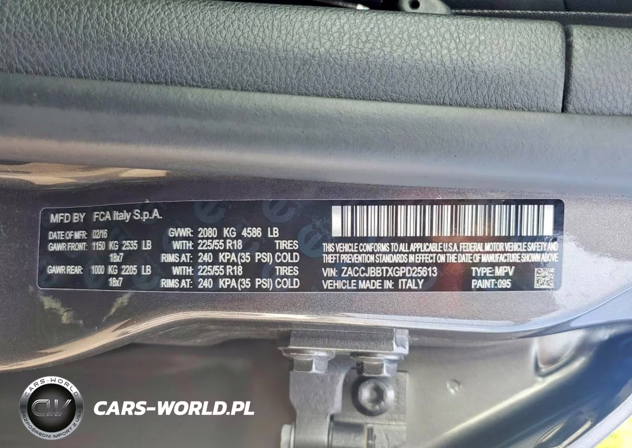 2016 Jeep Renegade Latitude VIN:ZACCJBBTXGPD25613 - 13
