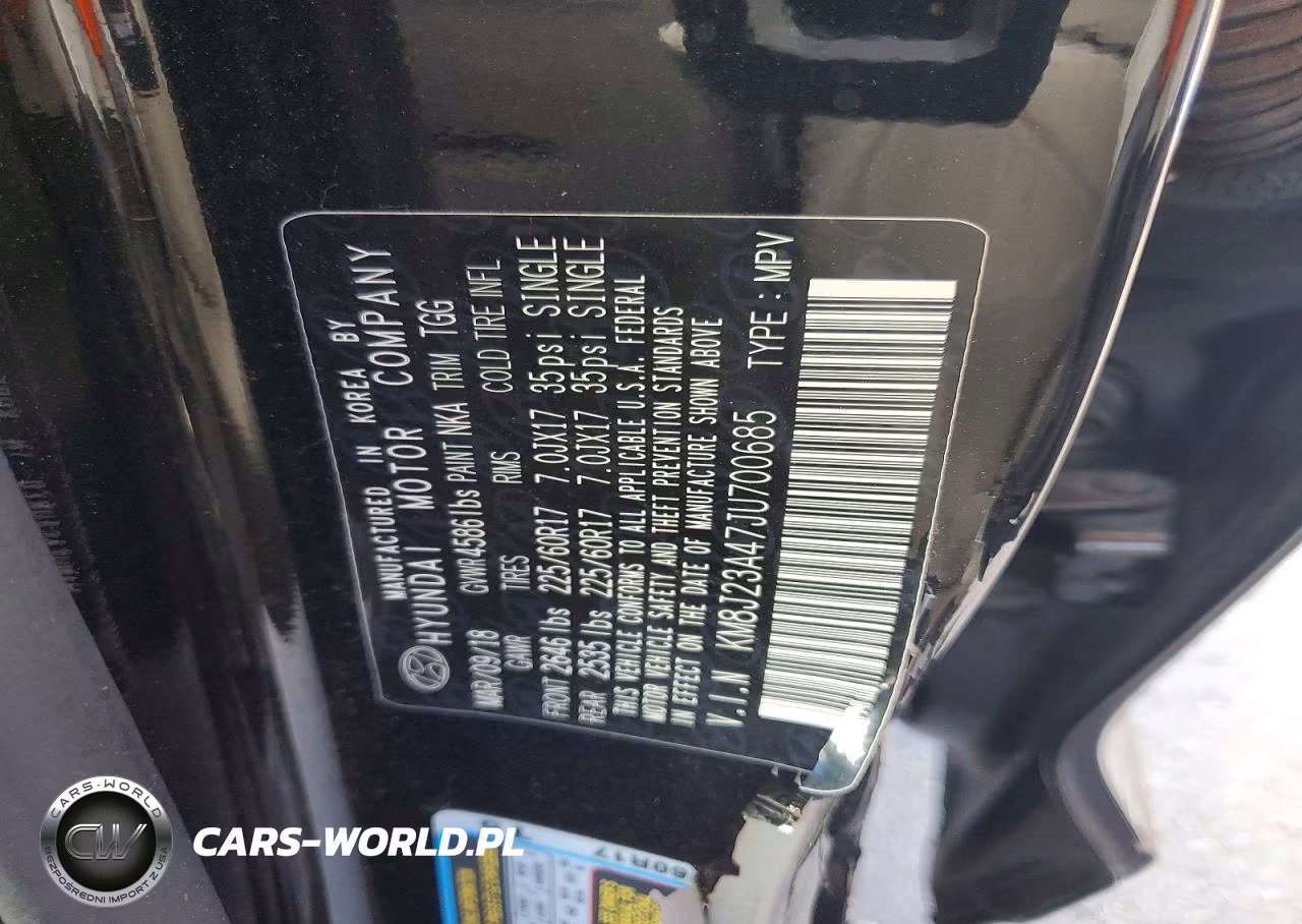 2018 Hyundai Tucson Se VIN:KM8J23A47JU700685 - 13