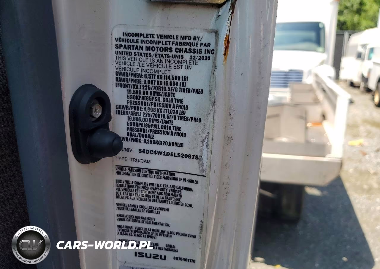 2020 Isuzu Npr Hd VIN:54DC4W1D5LS208787 - 13