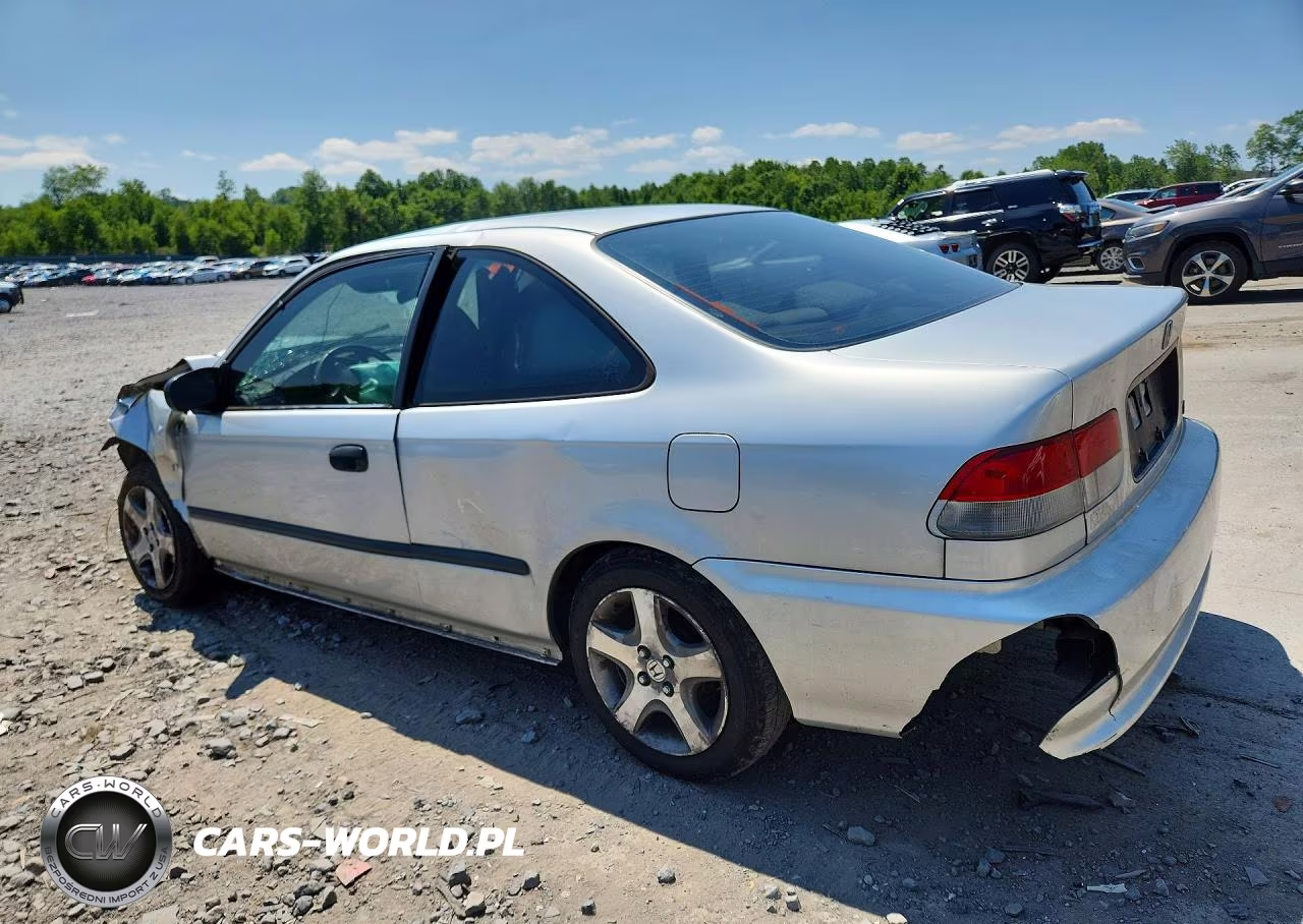 2000 Honda Civic Dx VIN:1HGEJ6223YL001837 - 2