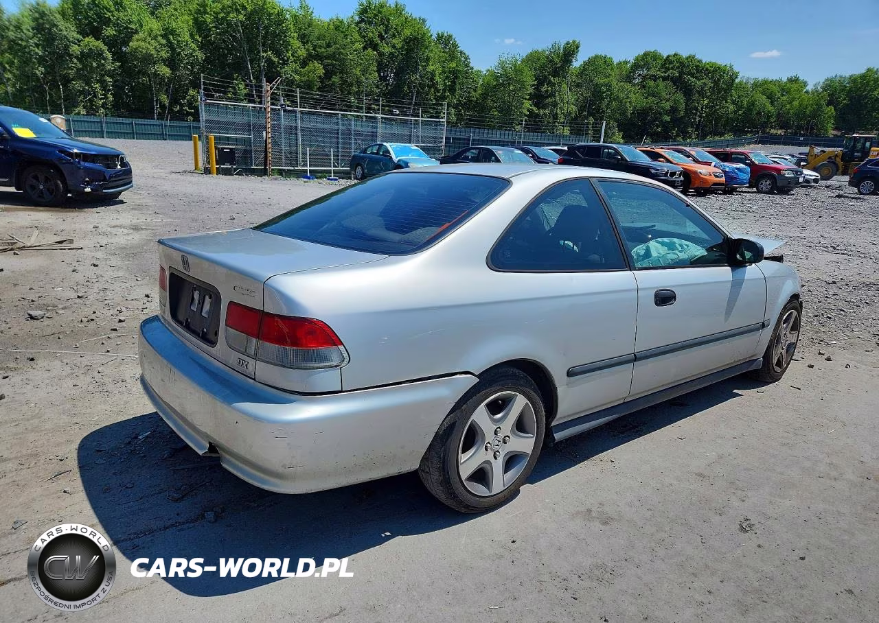 2000 Honda Civic Dx VIN:1HGEJ6223YL001837 - 3