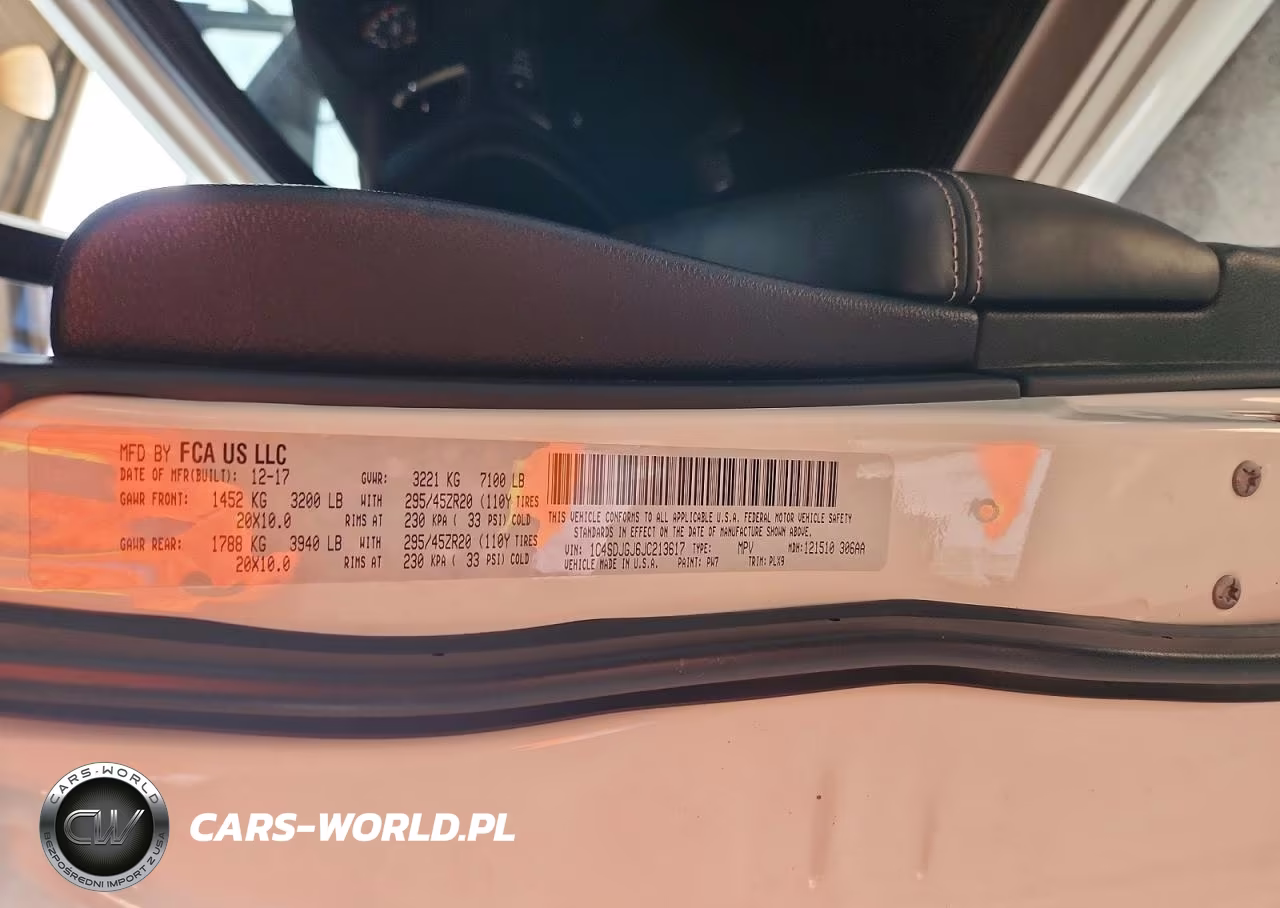 2018 Dodge Durango Srt VIN:1C4SDJGJ6JC213617 - 13