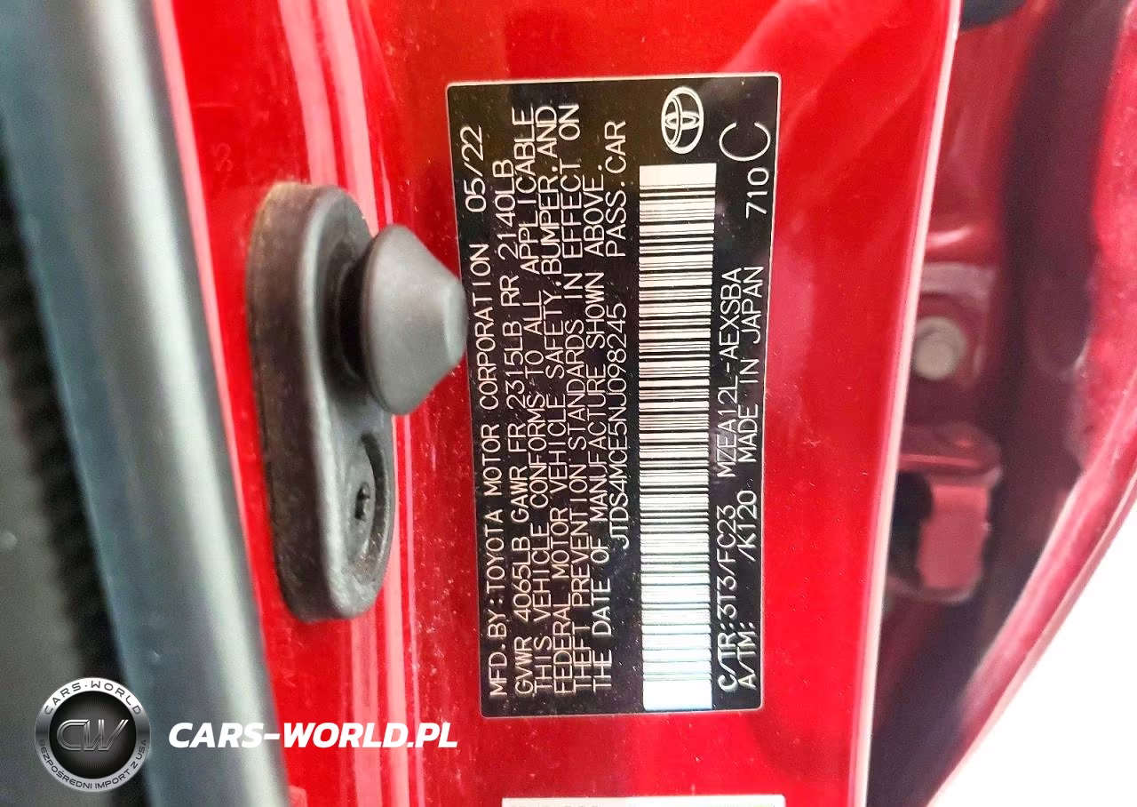 2022 Toyota Corolla Se VIN:JTDS4MCE5NJ098245 - 13