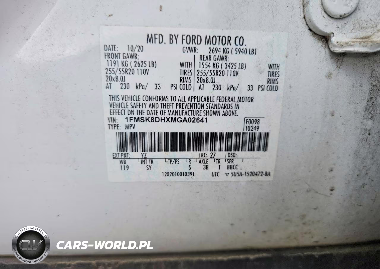 2021 Ford Explorer Xlt VIN:1FMSK8DHXMGA02641 - 14