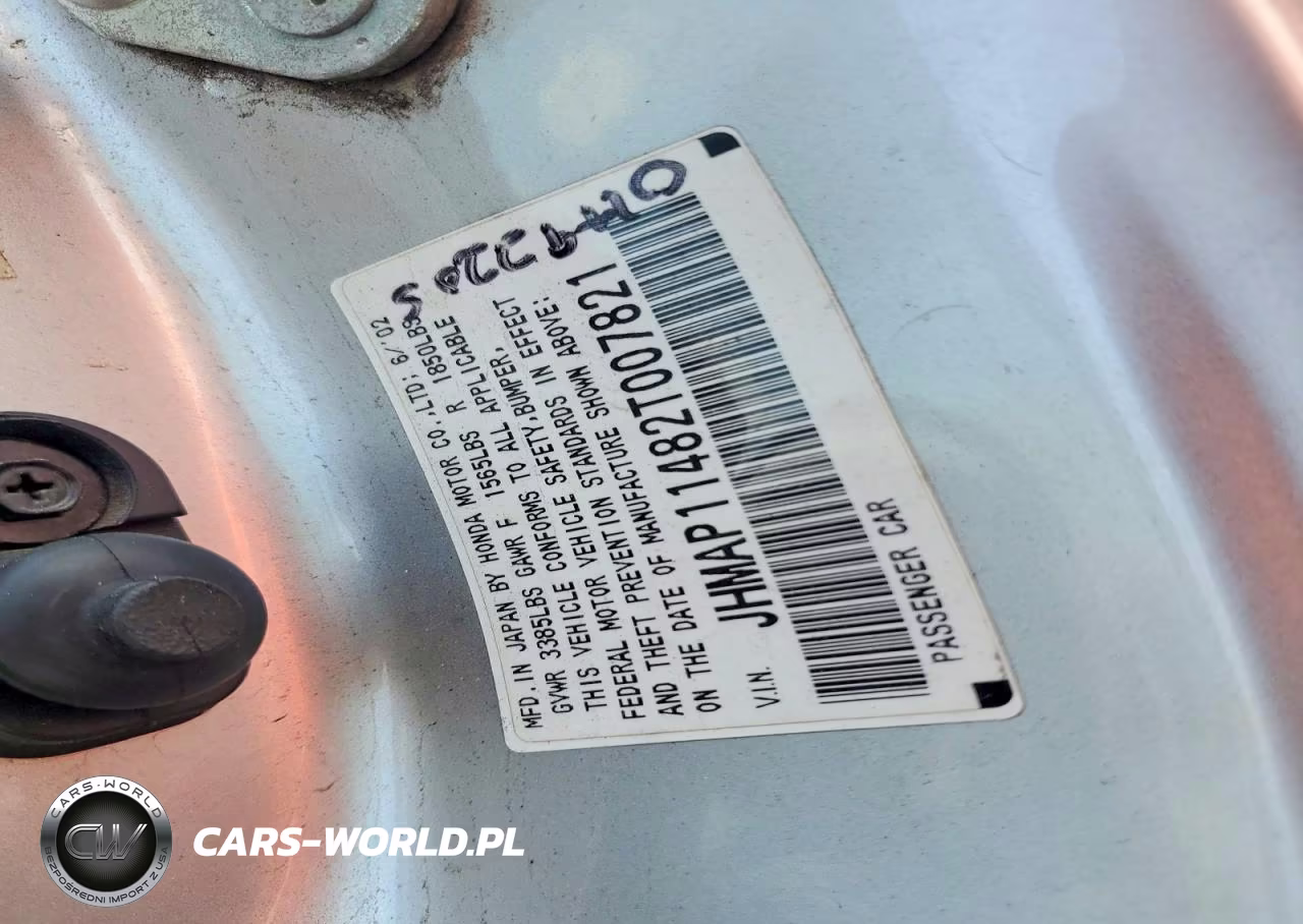 2002 Honda S2000 VIN:JHMAP11482T007821 - 13