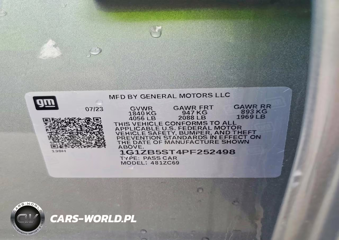 2023 Chevrolet Malibu Ls VIN:1G1ZB5ST4PF252498 - 13