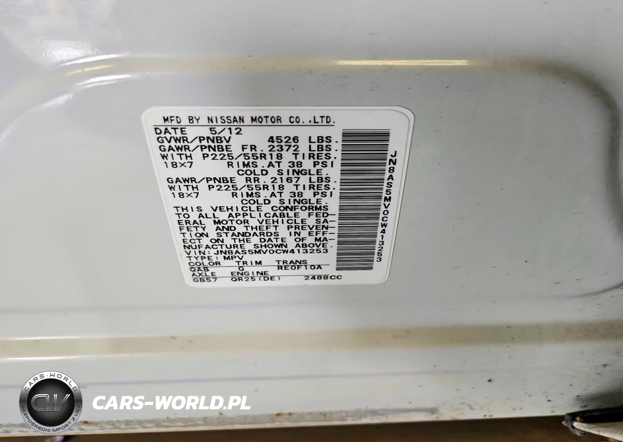 2012 Nissan Rogue S VIN:JN8AS5MV0CW413253 - 14