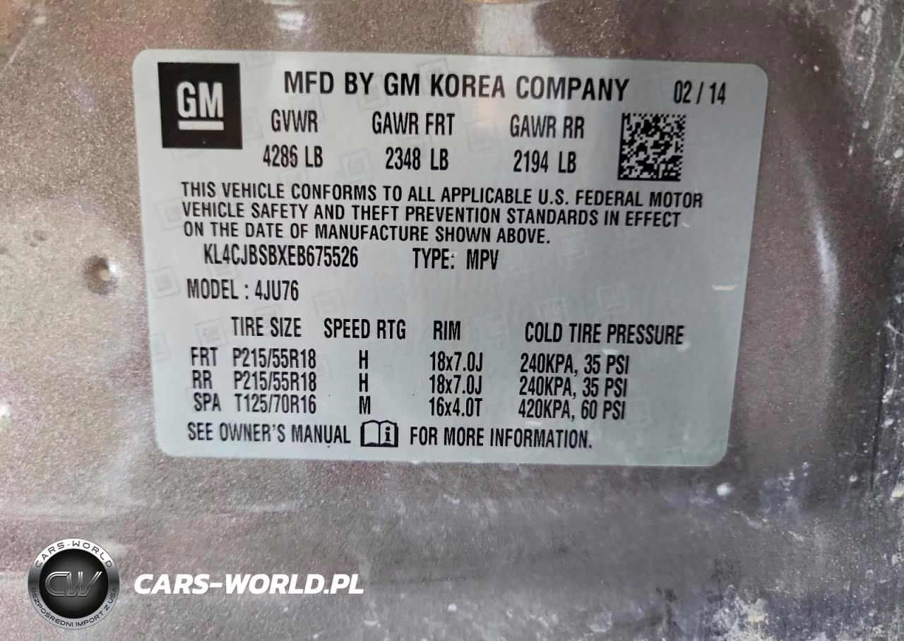 2014 Buick Encore Convenience VIN:KL4CJBSBXEB675526 - 12