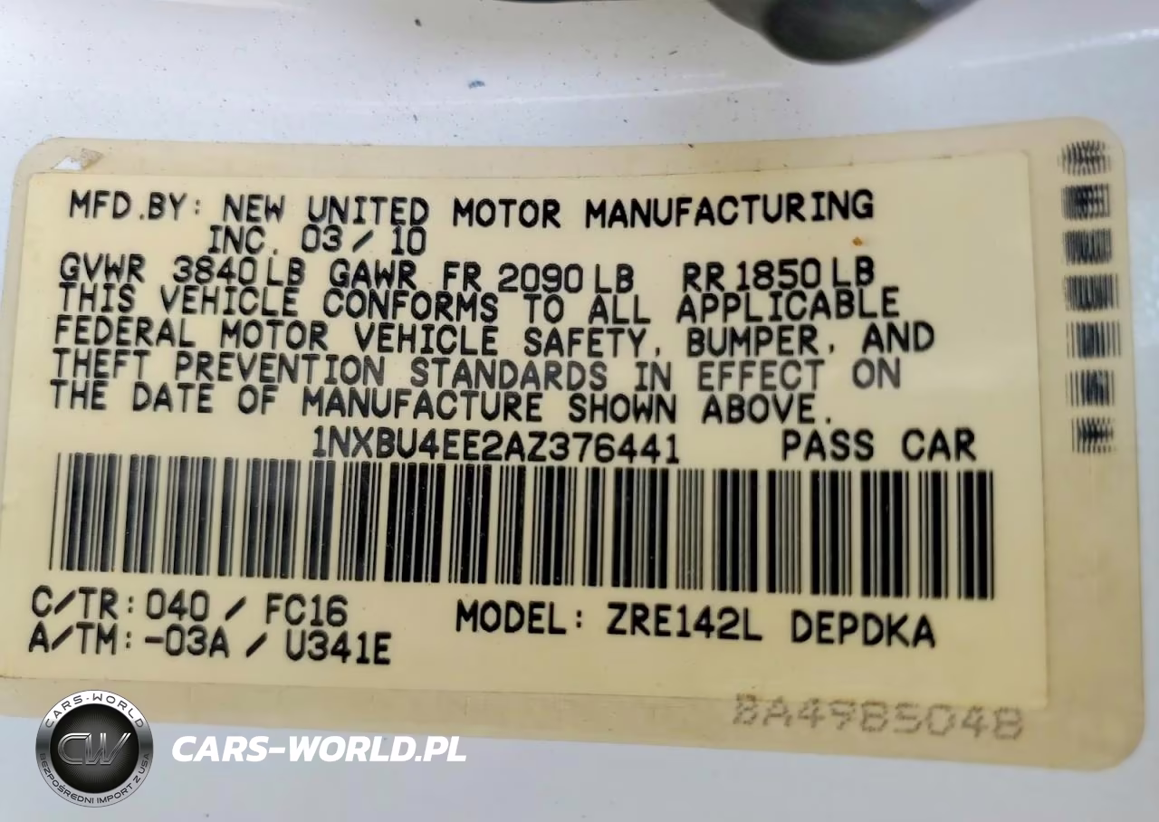 2010 Toyota Corolla Le VIN:1NXBU4EE2AZ376441 - 12