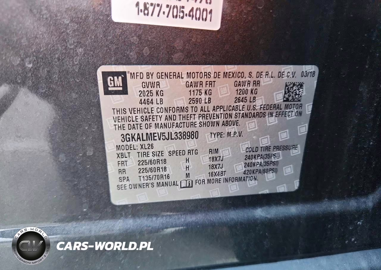 2018 GMC Terrain Sle VIN:3GKALMEV5JL338980 - 13