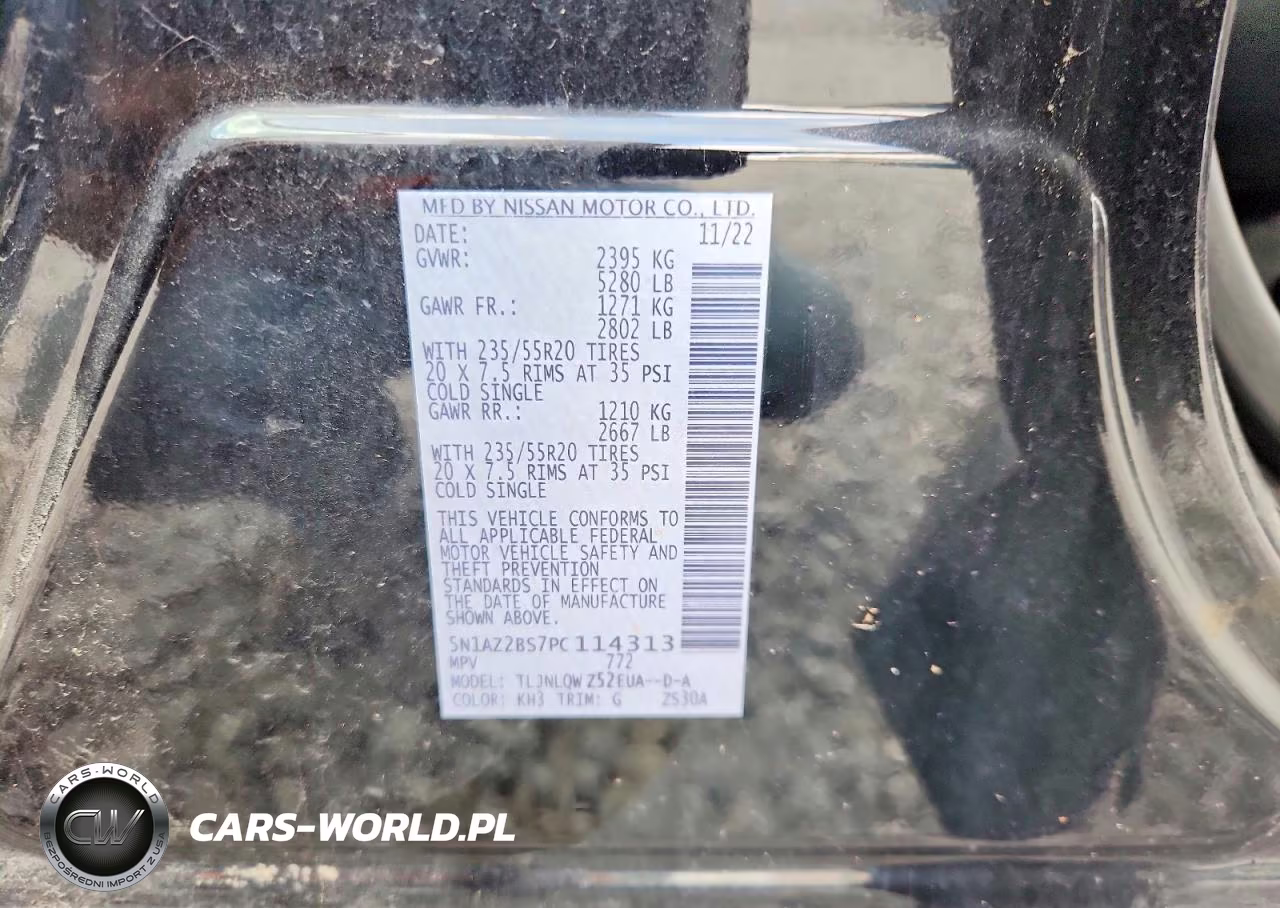 2023 Nissan Murano Sv VIN:5N1AZ2BS7PC114313 - 12