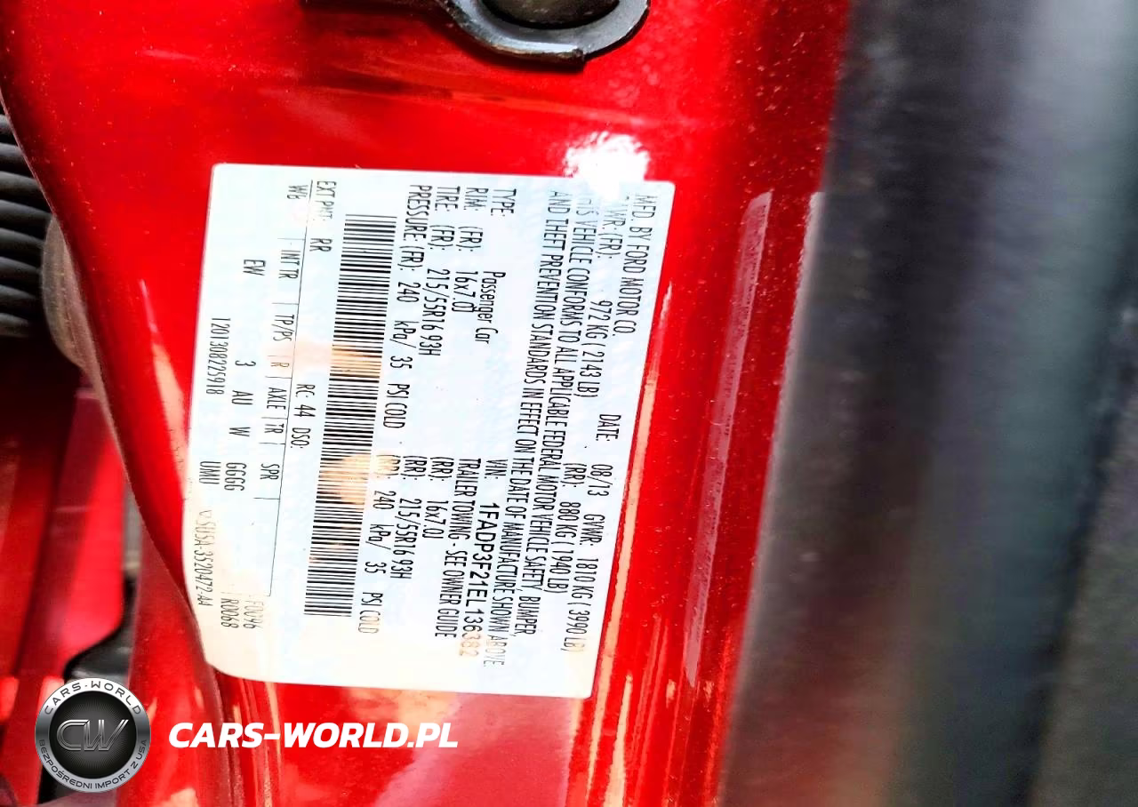 2014 Ford Focus Se VIN:1FADP3F21EL136382 - 12