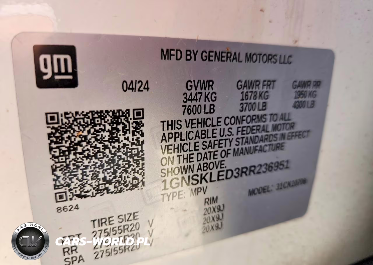 2024 Chevrolet Tahoe K1500 VIN:1GNSKLED3RR236951 - 13
