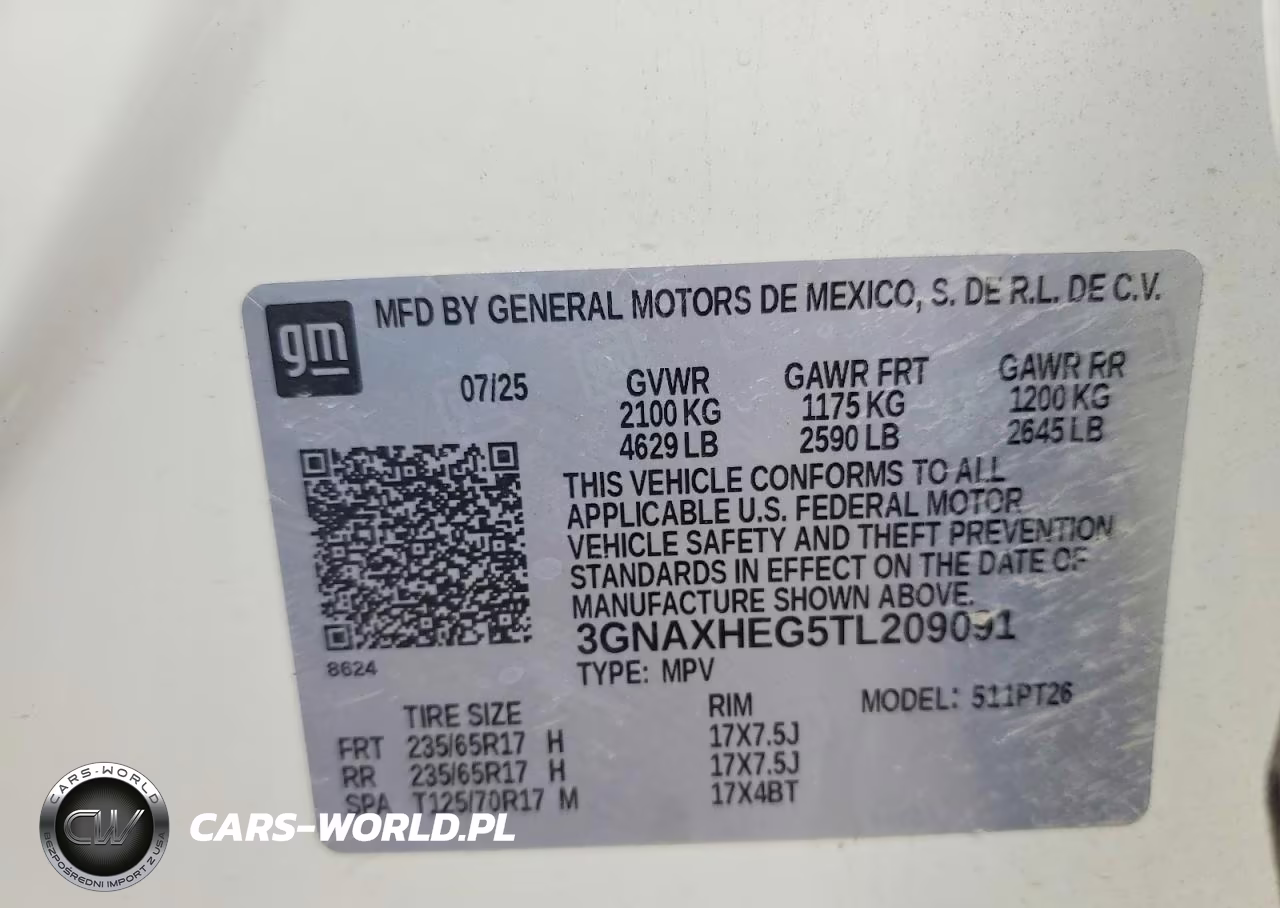 2026 Chevrolet Equinox Lt VIN:3GNAXHEG5TL209091 - 13