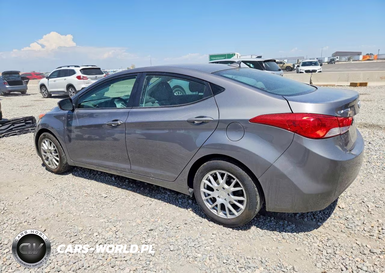2012 Hyundai Elantra Gls VIN:5NPDH4AE7CH070498 - 2