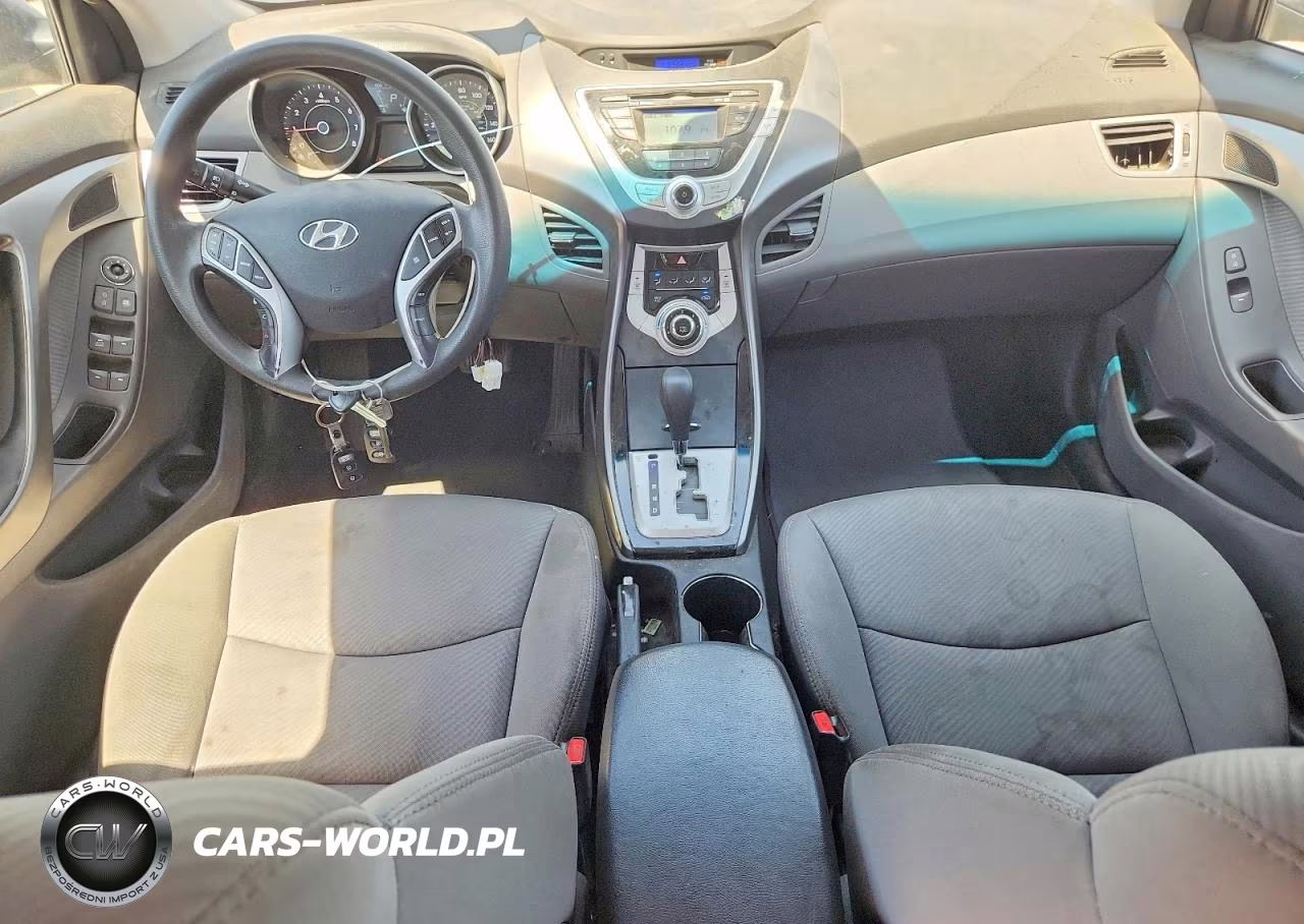 2012 Hyundai Elantra Gls VIN:5NPDH4AE7CH070498 - 8
