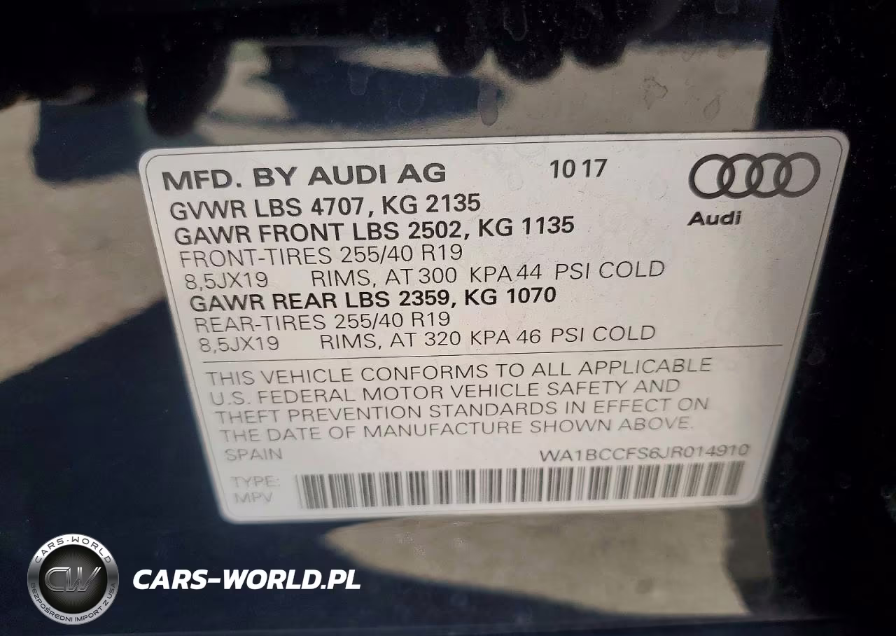 2018 Audi Q3 Premium VIN:WA1BCCFS6JR014910 - 12