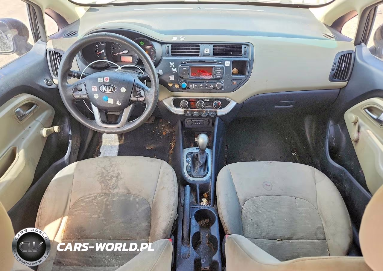 2014 Kia Rio Lx VIN:KNADM4A39E6408438 - 8