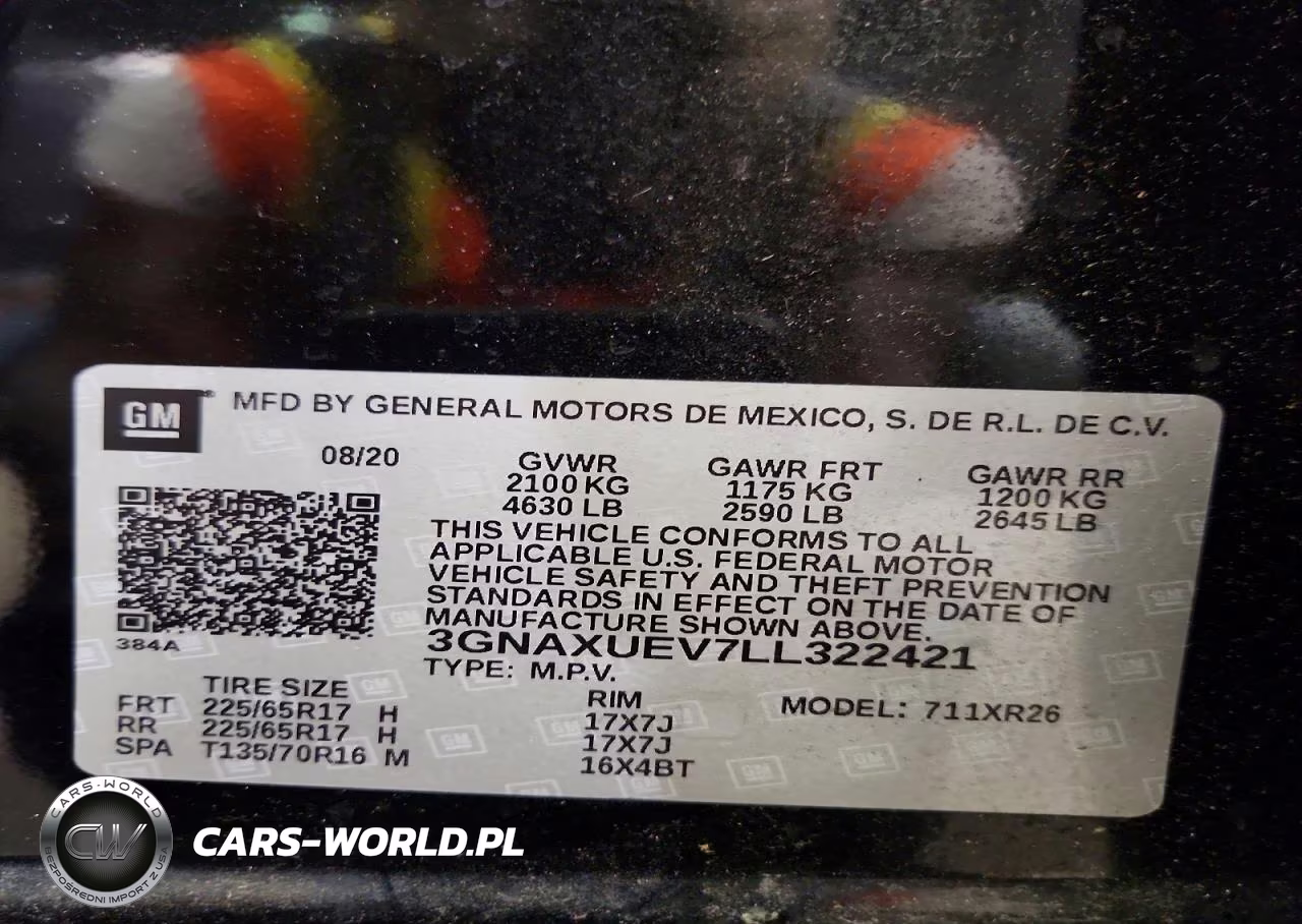 2020 Chevrolet Equinox Lt VIN:3GNAXUEV7LL322421 - 13