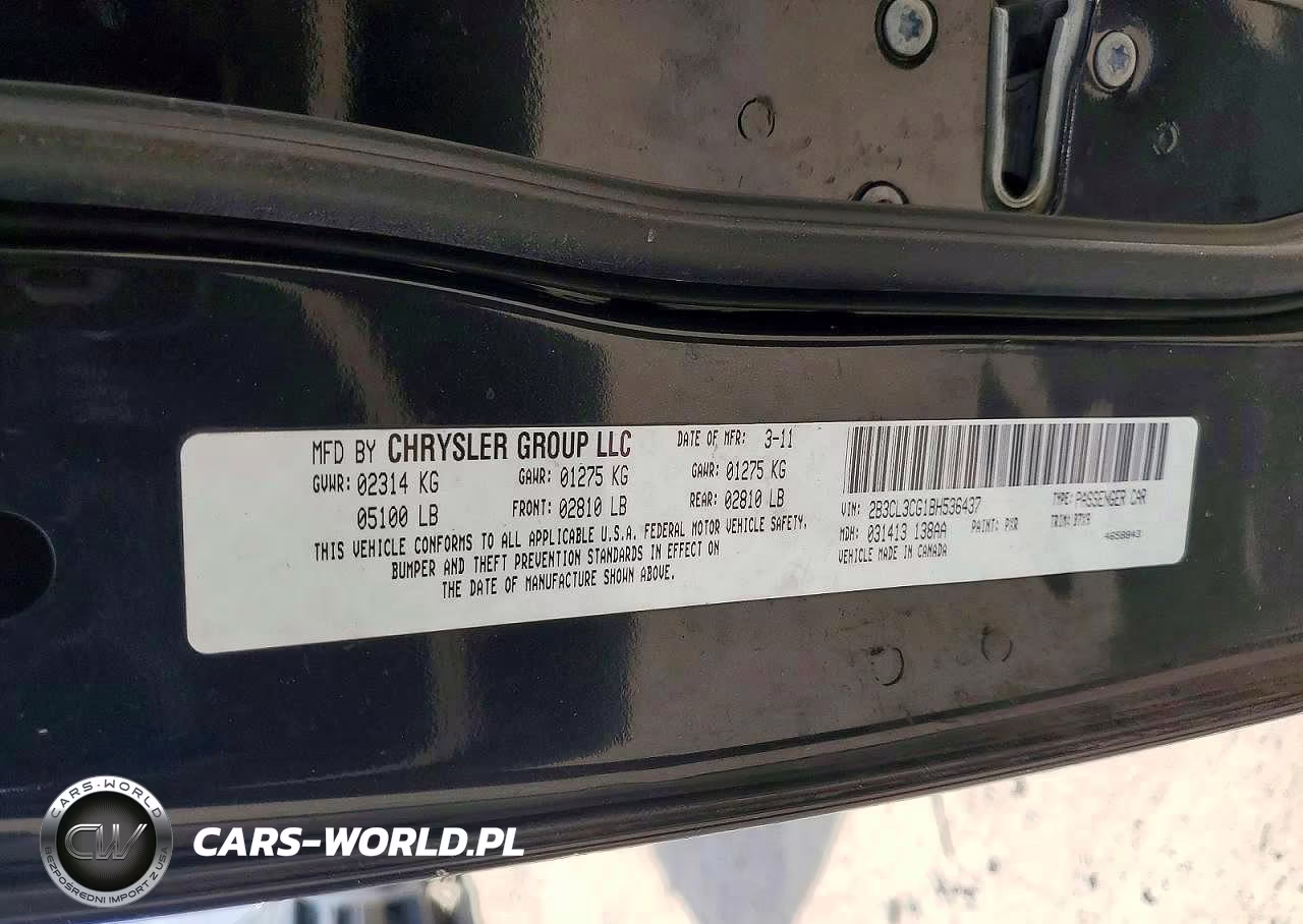 2011 Dodge Charger VIN:2B3CL3CG1BH536437 - 12