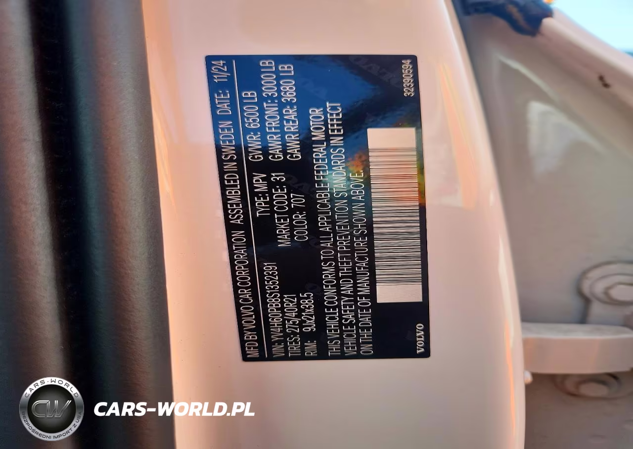 2025 Volvo Xc90 Plus VIN:YV4H60PB8S1352391 - 14