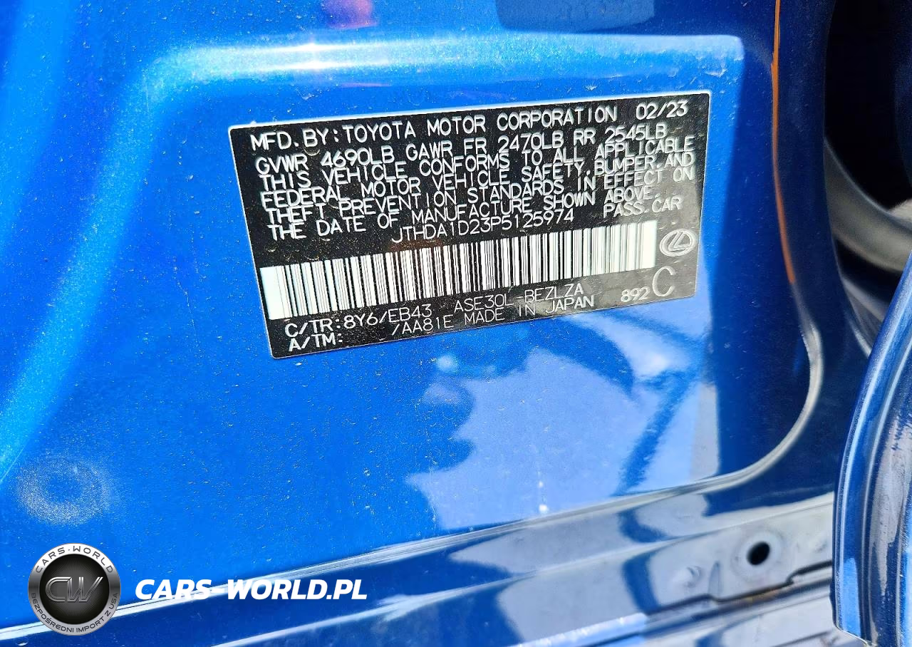 2023 Lexus Is 300 VIN:JTHDA1D23P5125974 - 13